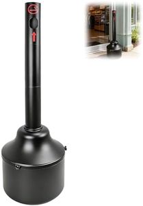 Heavy Duty Cigarette Butt Receptacle Disposal Outdoor, 5 Gallon Large Capacity For Commercial Ashtray Outdoor To Keep The Air Fresh, Fire Safe Design, Rust-Proof Cigarette Disposal For Patio, Garden,