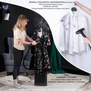 SA BI Professional Clothes Steamer – Handheld Garment Steamer