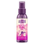 Aussie Work that Curl Lightweight Oil 100ml. Multi-Tasking Hair Serum to Boost Shine, Moisturise and Nourish Curly Hair. Infused with Macadamia Nut Oil. Vegan and Cruelty-Free