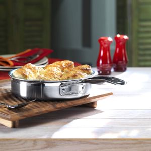 Le Creuset 3-Ply Sauté Pan, 24cm Stainless Steel