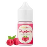 HONEYBERRY 30ml Natural Raspberry Food Flavouring Essence - Professional High Strength Edible Liquid Extract Drops - Highly Concentrated Versatile Flavour for Baking Cooking Drinks Scent Cosmetics