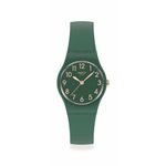 Swatch Casual Watch Unisex Green Quartz Plastic Notes of Pecan