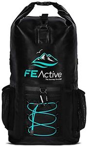 FE Active Dry Bag Waterproof Backpack - 20L Eco Friendly Hiking Backpack. Wet Bag for Camping Accessories & Fishing Gear. Great Travel Bag, Beach Bag for Kayak & Boating | Designed in California, USA