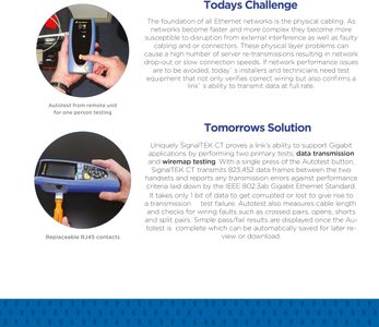 TREND Networks SignalTEK CT Cable Tester – Network Signal Verification
