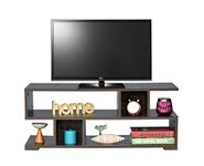 DeckUp Siena Engineered Wood TV Unit (Walnut, Matte Finish)