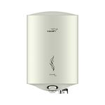 V-Guard Divino 3Kw Geyser 15 Litre Wall Mount Water Heater|33% Faster Heating|5 Star Rating|Vitreous Enamel Tank Coating|Advanced 4 Layer Safety|Suitable For Hard Water&High-Rise Building|White