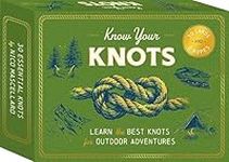 Know Your Knots: Learn the best knots for outdoor adventures - 30 cards and 2 ropes