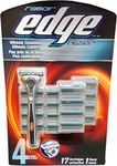 EDGE Razor + 17 Cartridges, 1 Count