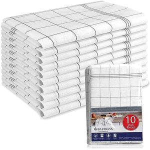 BARBONS Paños de Cocina Premium paños de Cocina Trapos de Cocina Algodon Paños de Cocina 100% Algodon Certificado Öko-Tex paños de Cocina Muy absorbentes paños Secos Azulejo Cuadrado(47x68)
