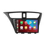 Android 12 Double Din Car Stereo For Honda Civic Hatchback 2012-2017 Head Unit 9”IPS Touchscreen Multimedia Player with Backup Camera Support Carplay Bluetooth GPS Sat Nav RDS SWC ( Color : 4Core 2+32