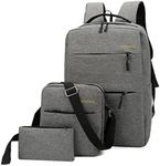 3 pcs Backpack Combo Set Laptop Bac