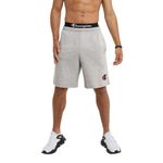 Champion Men's, Lightweight Lounge, Casual Jersey Knit, Weekend Shorts (Reg. Or Big & Tall), Oxford Gray C Logo, X-Large