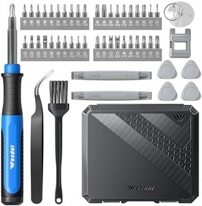 Wesdut 52in1 Small Precision Screwdriver Set with torx, Mini Screw Driver Set, Magnetic Repair Tool Kit for Phone, Computer, Laptop, PS4 PS5, Xbox, Switch, Eyeglasses, Watch, Electronic, Gifts for Men