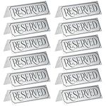 Juvale 12 Pack Small Metal Reserved