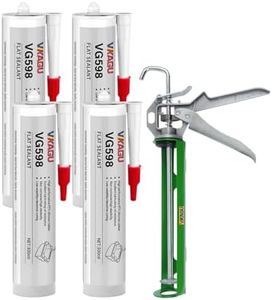 VG598 RTV Silicone Sealant, 10.14 fl oz. Heavy Duty Oil Resistant Gasket Maker for Professional Automotive & Industrial Repair. Non-Corrosive Flange Sealant for Shop & Fleet Maintenance(4 Pack)