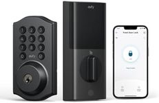 eufy Smart Lock C30, Keyless Entry Door Lock, Built-in WiFi Deadbolt, Smart Lock for Front Door, No Bridge Required, Easy Installation, App Remote Control, Auto Lock, Traditional, Black