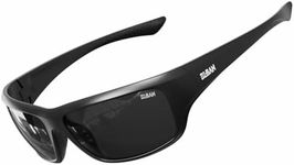 BLBAN Polarized Sports Sunglasses for Men Women, Ideal for Fishing Running Driving Wrap Around Sunglasses, UV400 Protection