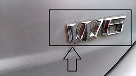 Spedy Car Emblem for CAR Badge Emblem Monogram/Logo/Decals/Wraps/Sticker / 3D for Mahindra xuv 500 xuv500 w6 Badge Logosn365