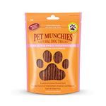 Pet Munchies Chicken and Sweet Potato Dog Treats, Healthy Grain Free Dental Sticks with Natural Real Meat 90g