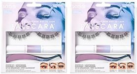 Kiss Falscara Eyelash Starter Kit Lengthening (Pack of 2)