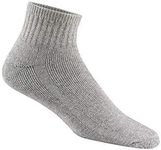 Wigwam S1168 Women's Super 60 Quarter 3 Pack Socks, Grey - MD