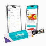 Vivoo 2.0 | Advanced Urine Test Strips with App | at Home Urine Test Strips for Keto Test, Calcium, Vitamin C, Proteins, Salinity, Hydration, and More | 3 Month / 12 Tests