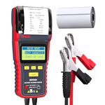 ANCEL BST 500 Professional 12V / 24V Automotive Load Battery Tester Print Data Available Digital Analyzer Bad Cell Test Tool for Car/Truck/Motorcycle and More (Black/Red)