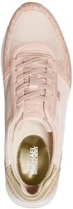 Michael Kors Monique Women's Metallic Lace-Up Fashion Sneakers Pink Size 9.5