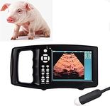 Portable Veterinary Ultrasound Scanner, Ultrasound Pregnancy Tester with Waterproof Probe, 5.6-Inch TFT Color Screen with 4 Kinds of Pseudo Color, Suitable for Pigs, Sheep