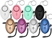 KOSIN Safe Sound Personal Alarm, 8 Pack 140DB Personal Security Alarm Keychain with LED Lights, Emergency Safety Alarm for Women, Men, Children, Elderly