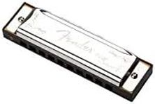 Fender Blues Deluxe Harmonica, Key of C, Chrome ,0