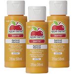 Apple Barrel Acrylic Paint, Apricot (Pack of 3) 2 oz, 20764EA