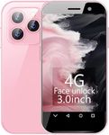 Generic Mini 4G Unlocked Smartphone 3.0 Inch Dual Sim Quad Core 2600mAh Kids Mini Phone Premium Child Phone Small Phone Student Pocket Cellphone, 2+16GB (PINK)