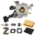 Carburetor Carb Kits Compatible with Stihl BR350 BR350Z BR450 BR450C-EF BR430 SR430 SR431 SR450 BR430Z Backpack Blower Replaces C1Q-S210 C1Q-S210B C1Q-S209C 4229 129 0901 4244 120 0603 4244-120 0606