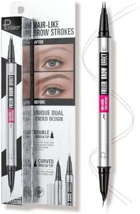 Pudaier Eyebrow Pen, Dual-Tip Microblading Brow Pen, Natural Strokes