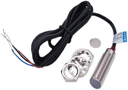 Twidec/10mm Hall Effect Proximity Sensor Inductive Switch NPN NO（Normally Open) with Magnet DC5-30V NJK-5002C