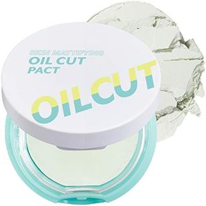 I'm Meme Compact - Oil Cut Pact | Valentines Day, Gift, Puff Included, Skin Mattifying, Oil Control, Sebum Absorbing, Pressed Powder, 0.34 Oz