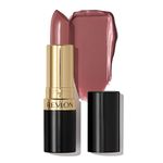 Revlon Lipstick, Super Lustrous Lipstick, Creamy Formula For Soft, Fuller-Looking Lips, Moisturized Feel, 811 Laidback Lilac, 0.15 oz/ 4.2g