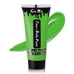 Mysense Light Green Face Body Paint Makeup,Water Based Cream Face Painting for Adults Children Cosplay SFX Costumes Festivals Halloween