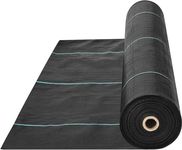 BUILDINGSHOP Weed Mat for Garden - 110 GSM (1.5 Meter X 5 Meter) Weed Block Gardening Mat, Landscape Fabric,Premium Durable Weed Blocker