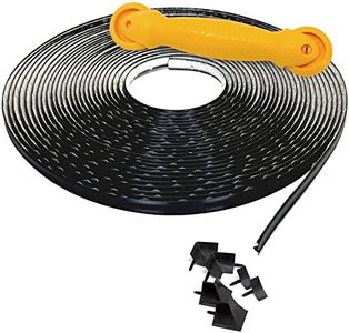 Instatrim Flexible Self-Adhesive Trim Bundle with Applicator & Corners - Caulking Kit with 50ft Black 1/2" Wide Caulk Strip, Applicator Tool, & 6 Corners - InstaTrim The Original Flexible Trim