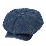 WITHMOONS Denim Cotton Newsboy Hat 