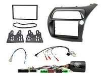 Connects2 Black Facia Car Stereo Radio Adaptor Wiring Fitting Kit for Honda