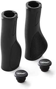 BW USA Ergo-Lock 2.0 Grips – Dual Lock-On MTB Bike Handlebar Grips - Black
