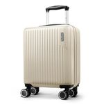LUGG 15inch Vacay Suitcase ABS Luggage, Aluminium Trolley Handle, 360° Spinner Wheels, Water-Resistant & Durable Material - Airline Compatible (45 x 20 x 33cm)