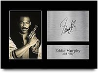 HWC Trading A4 Eddie Murphy Beverly Hills Cop Gifts Printed Signed Autograph Picture for Movie Memorabilia Fans