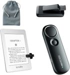 HOTATION RF Remote Control Page Turner for Kindles iPad Tablets, Page Turner Clicker eReader Accessories for eBook Novel Comics Reading, Black