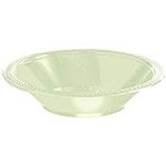 amscan Leaf Green Plastic Bowls - 1
