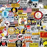 300 PCS Funny Hard Hat Stickers for