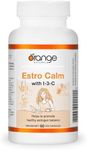 Orange Naturals - Estrogen Calm with Indole-3-Carbinol - 200mg 60 v-Caps - Womens Hormone Balance Supplement - Female Estrogen Supplements for Women - Estrogen Metabolism Supplement - I3C Supplement